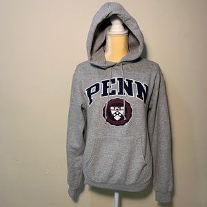 CHAMPION GRAY HOODIE VINTAGE PENN LOGO SIZE S